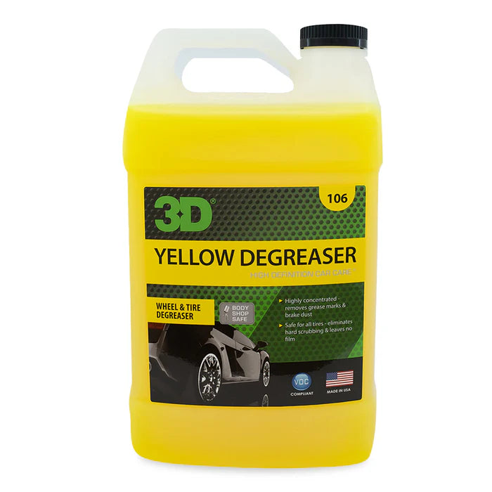 3D 106 Yellow Degreaser Wheel Cleaner (5 Gallon)