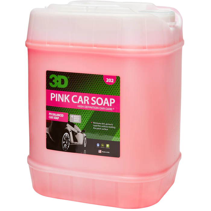 3D 202 Pink Car Soap (5 Gallon)