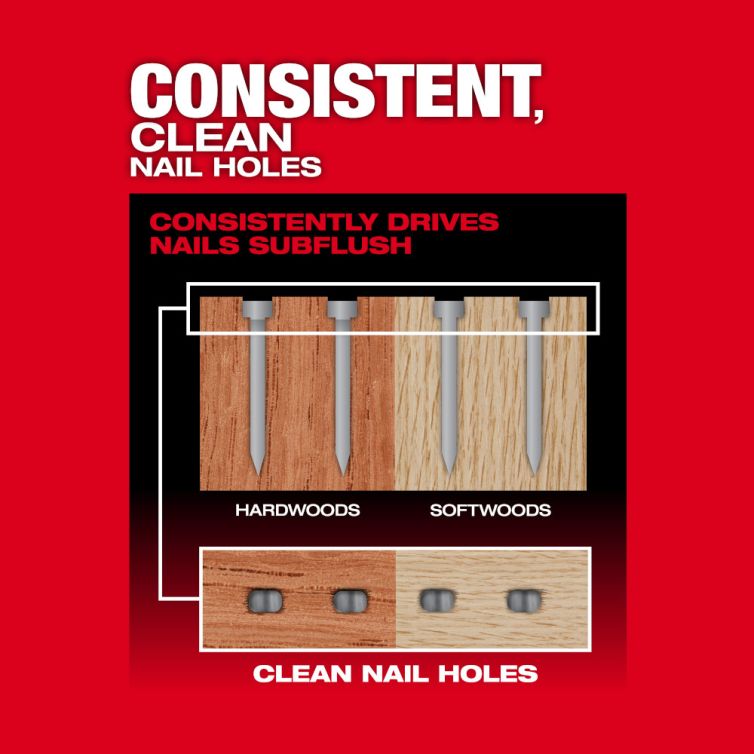 Milwaukee M18 FUEL 18 Volt Lithium-Ion Brushless Cordless 18 Gauge Brad Nailer - Tool Only