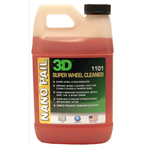 3D Products Canada wheel maintenance 1 gallon 3D Professional Detailing Products - Super Wheel Cleaner Concentrate