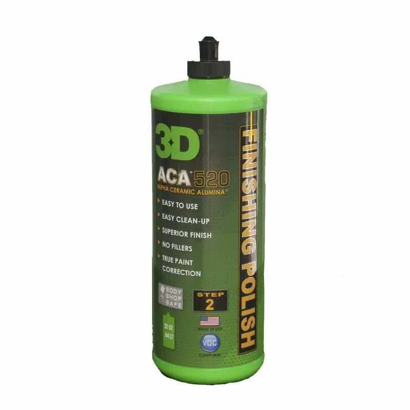 3D Products Canada Paint Correction 32 oz 3D Professional Detailing Products - ACA 520 Finishing Polish