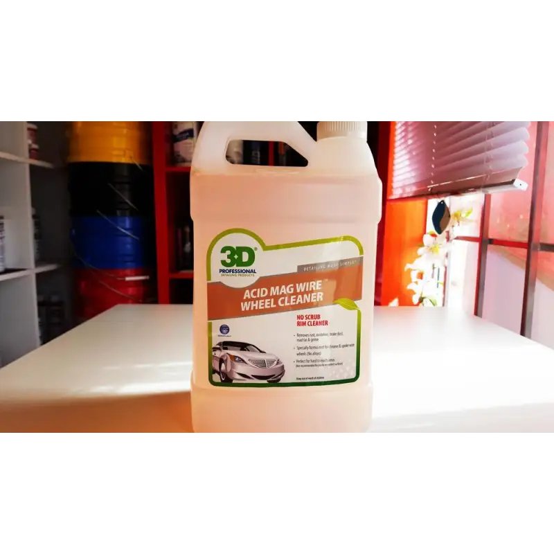 3D Products Canada wheel maintenance 128 oz 3D Professional Detailing Products - Acid Mag Wire Wheel Cleaner