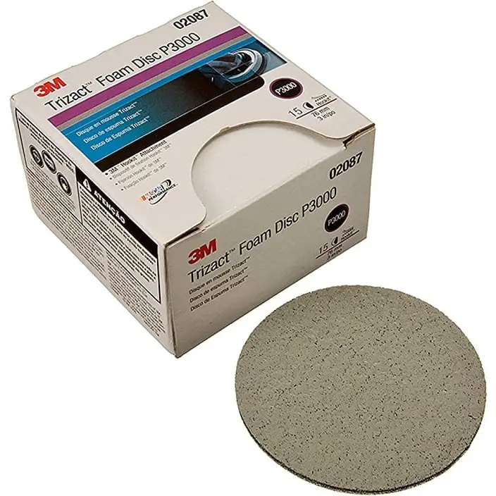 3M Auto Sanding Box of 15 3M Auto Trizact Hookit Foam Discs P3000