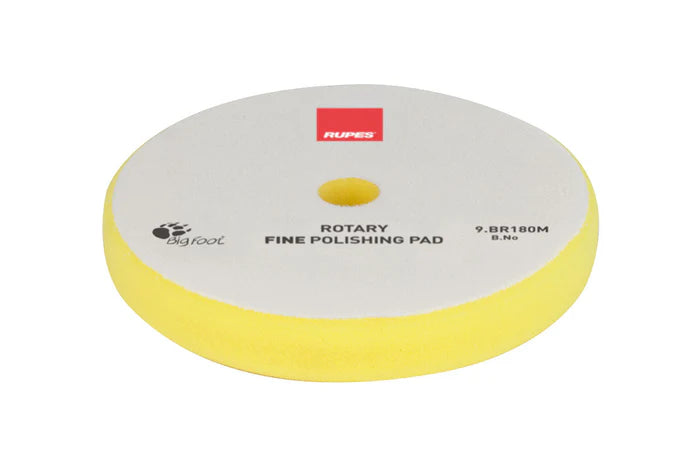 Rupes Fine Rotary Foam Pads (Yellow)