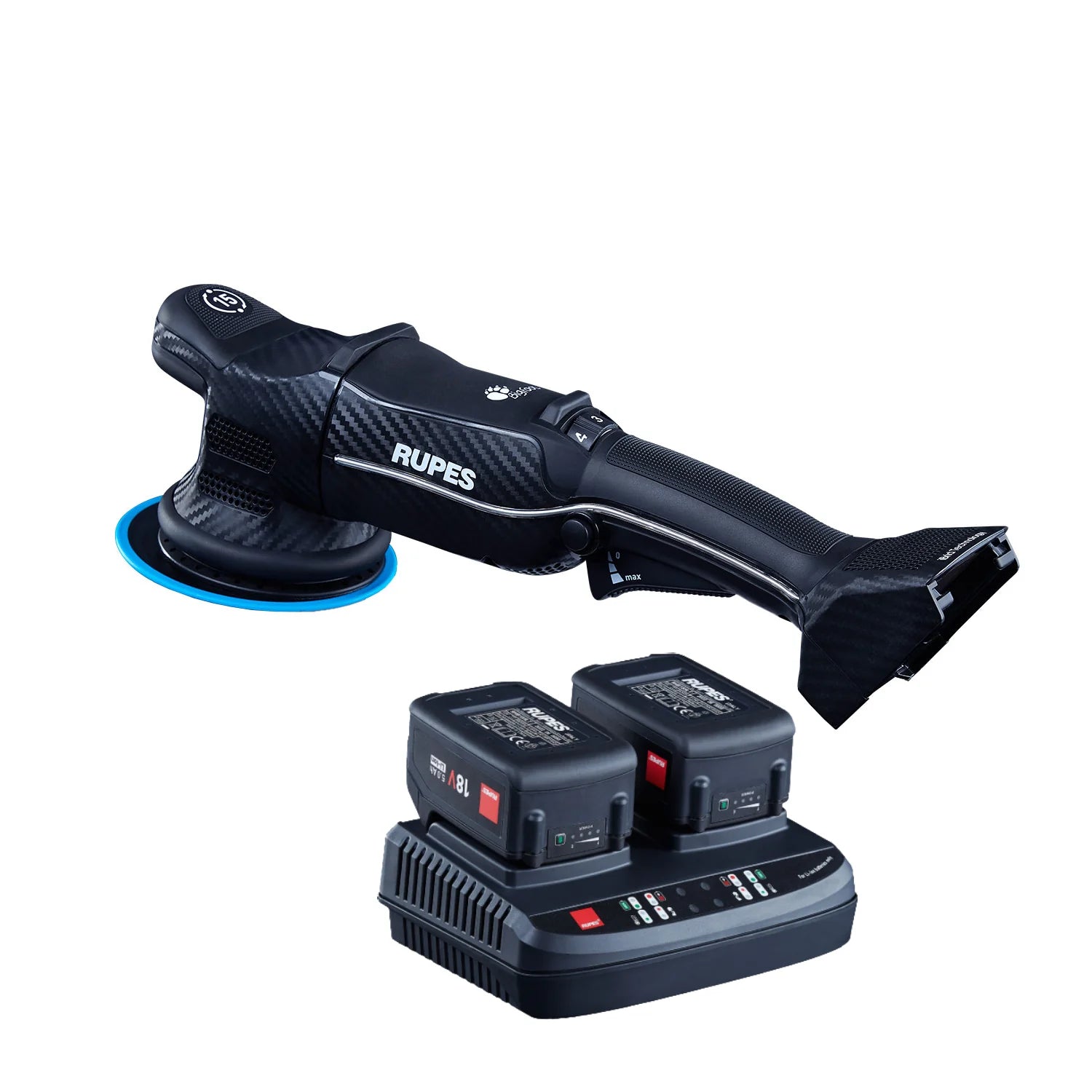 RUPES iBrid HLR15 Tool With 2 Batteries HLR21/CB2/STD