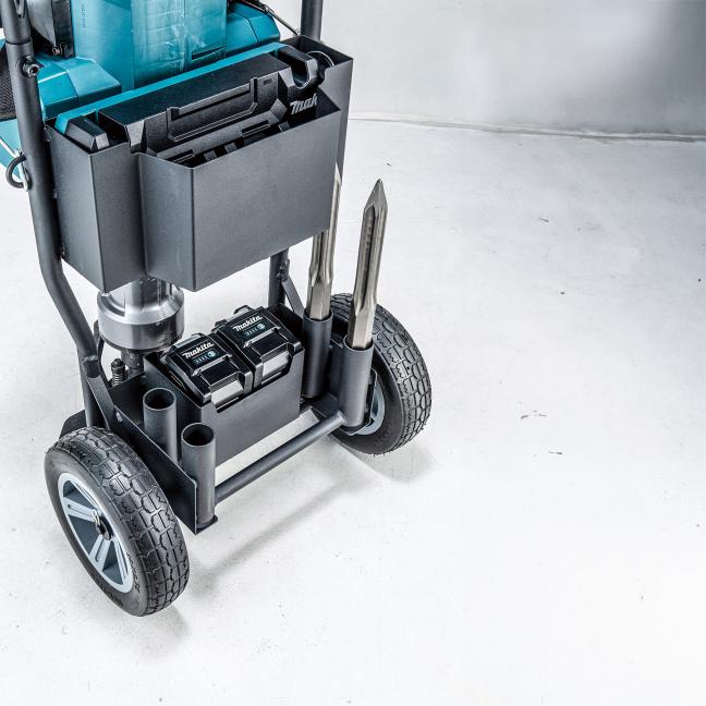 Marteau perforateur sans balais XGT 80 V (40 V x 2) max. 70 lb, clé hexagonale 1-1/8 po avec chariot, 8,0 Ah x 4 kits