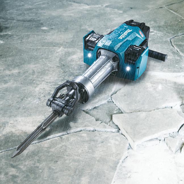 Marteau perforateur sans balais XGT 80 V (40 V x 2) max. 70 lb, clé hexagonale 1-1/8 po avec chariot, 8,0 Ah x 4 kits