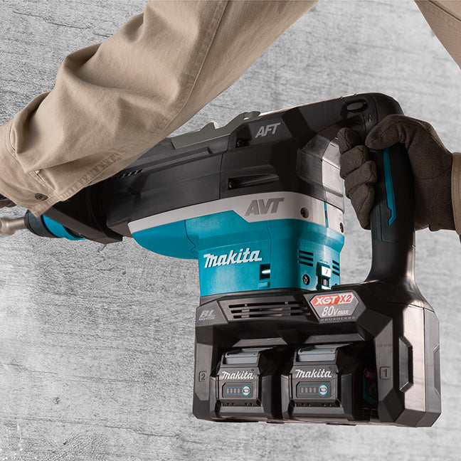 80V(40Vx2)max XGT Brushless 2" Rotary Hammer SDS-MAX, 4.0Ah x2Kit