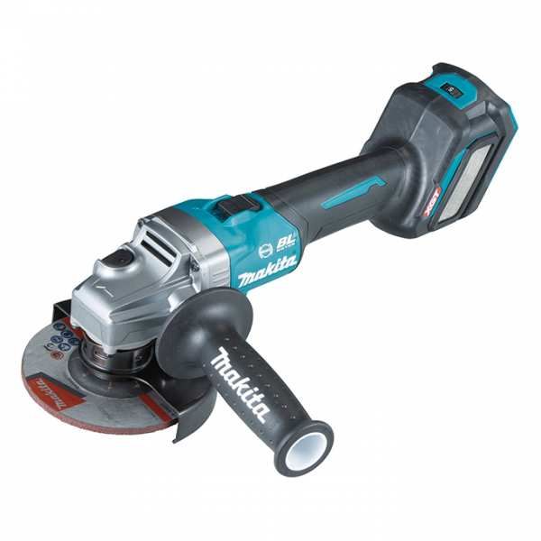 Meuleuse d'angle Makita XGT 40 V MAX 5" avec frein et interrupteur coulissant