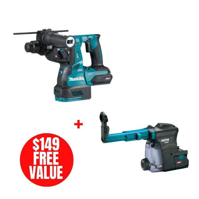 Marteau de démolition Makita MAK-HM002GZ03 80 V MAX XGT SDS-MAX, outil nu