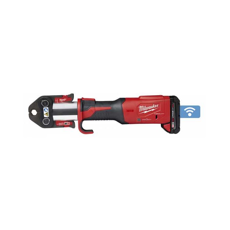 Milwaukee M18 18 Volt Lithium-Ion Cordless FORCE LOGIC Press Tool w/ ONE-KEY w/ 1/2-2" CTS Jaws Kit