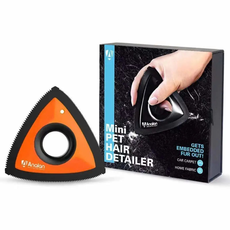 Analan Carpet Care and Upholstrey Orange ANALAN Mini Pet Hair Remover for Auto Detailing,Home Clean ****