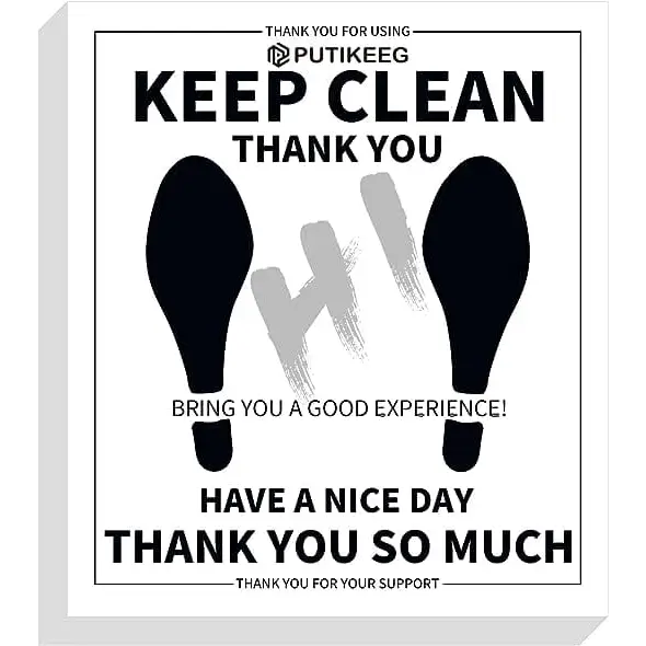 P&S Car Paper Floor Mats Disposable - 100pcs