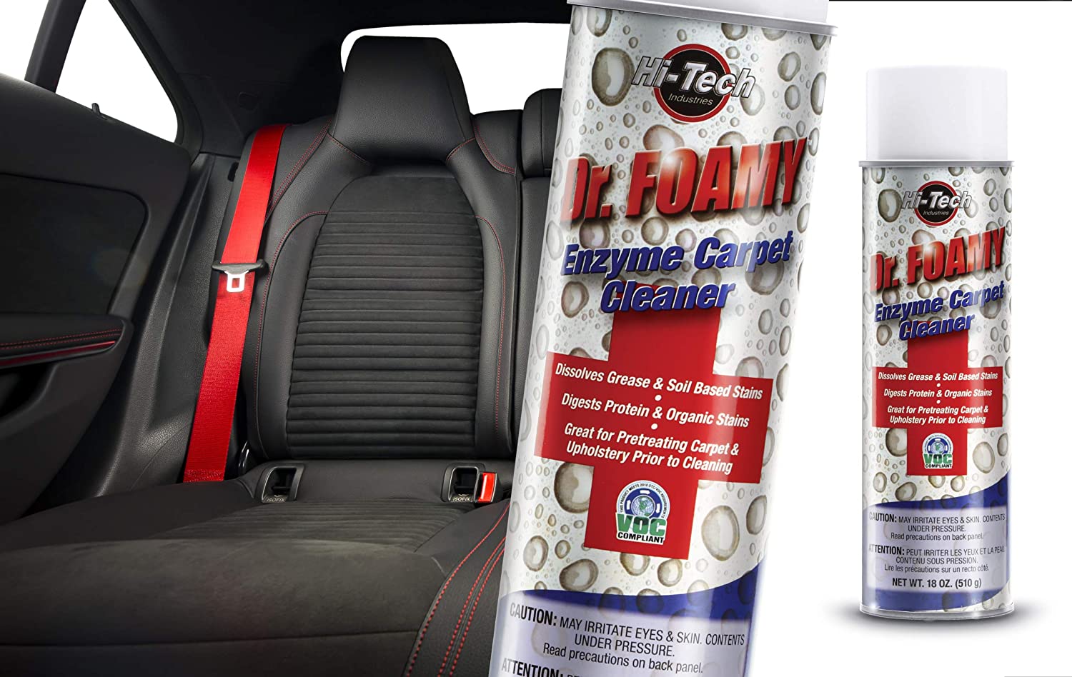 Hi Tech Industries Carpet Care and Upholstrey Hi-Tech Dr. Foamy Enzyme Carpet Cleaner ***