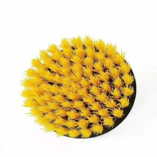 Drill Brush Accessory DRILL BRUSH KIT – YELLOW (2″ROUND, 4″ FLAT, 4″ BULLET) -** DRILL NOT INCLUDED**