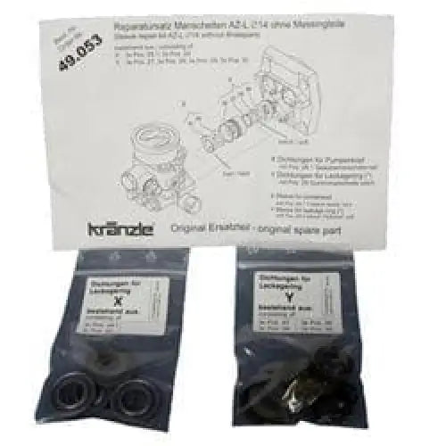 Meticulous Detailing Inc. KRANZLE AZ-L PUMP PACKING REBUILD KIT 49.053