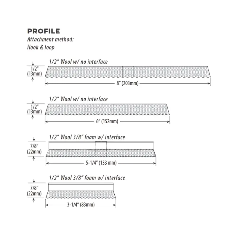 Lake Country Manufacturing Extra Cut Low Lint Prewashed Knitted Lambswool Pads