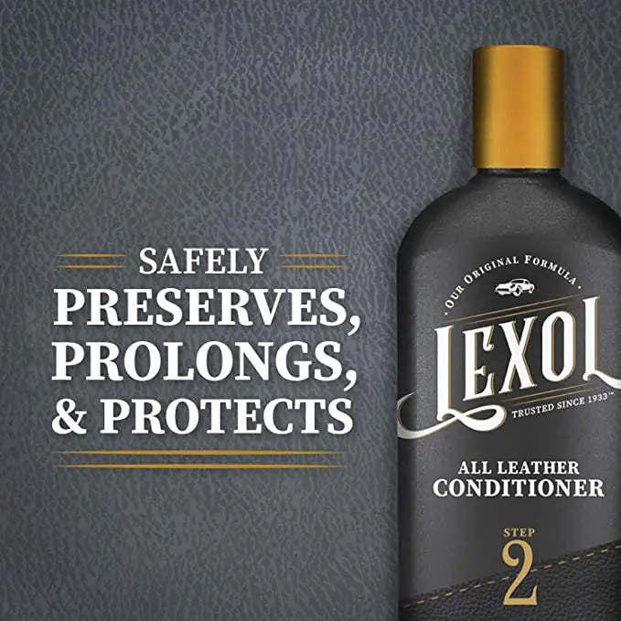 Lexol Lexol Leather Conditioner, Use on Car Leather, Furniture, Shoes, Bags, and Accessories, Trusted Leather Care Since 1933, 16.9 oz Bottle