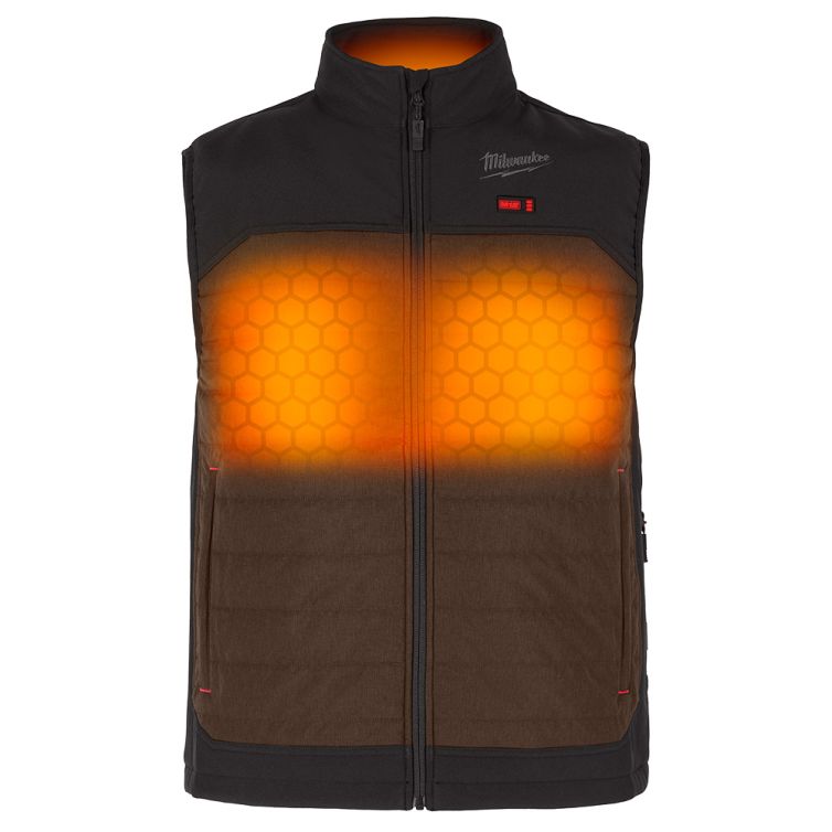 Milwaukee M12 Heated AXIS Vest Brown XL - Kit