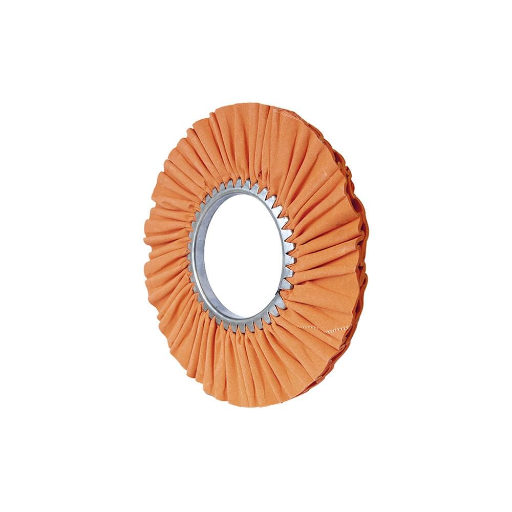 Matchless Airway Wheel Metal Polish 12" x 5" Matchless Orange Airway Buffing Wheel