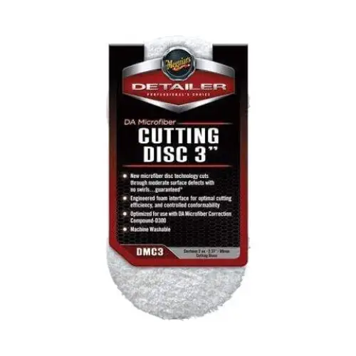 Meguiars Paint Correction 3" Meguiar's DA Microfibre Cutting Pads
