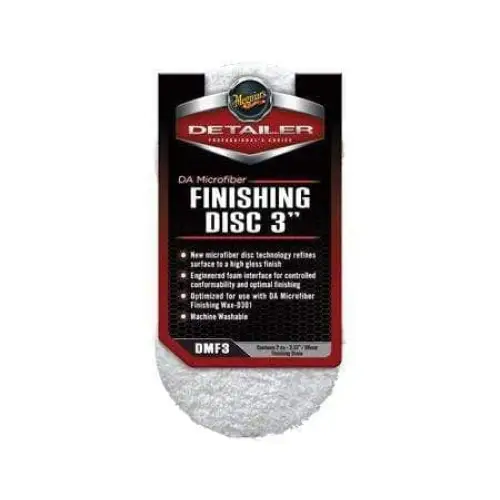 Meguiars Paint Correction 3" (2 per pack) Meguiar's DA Microfibre Finishing Pads
