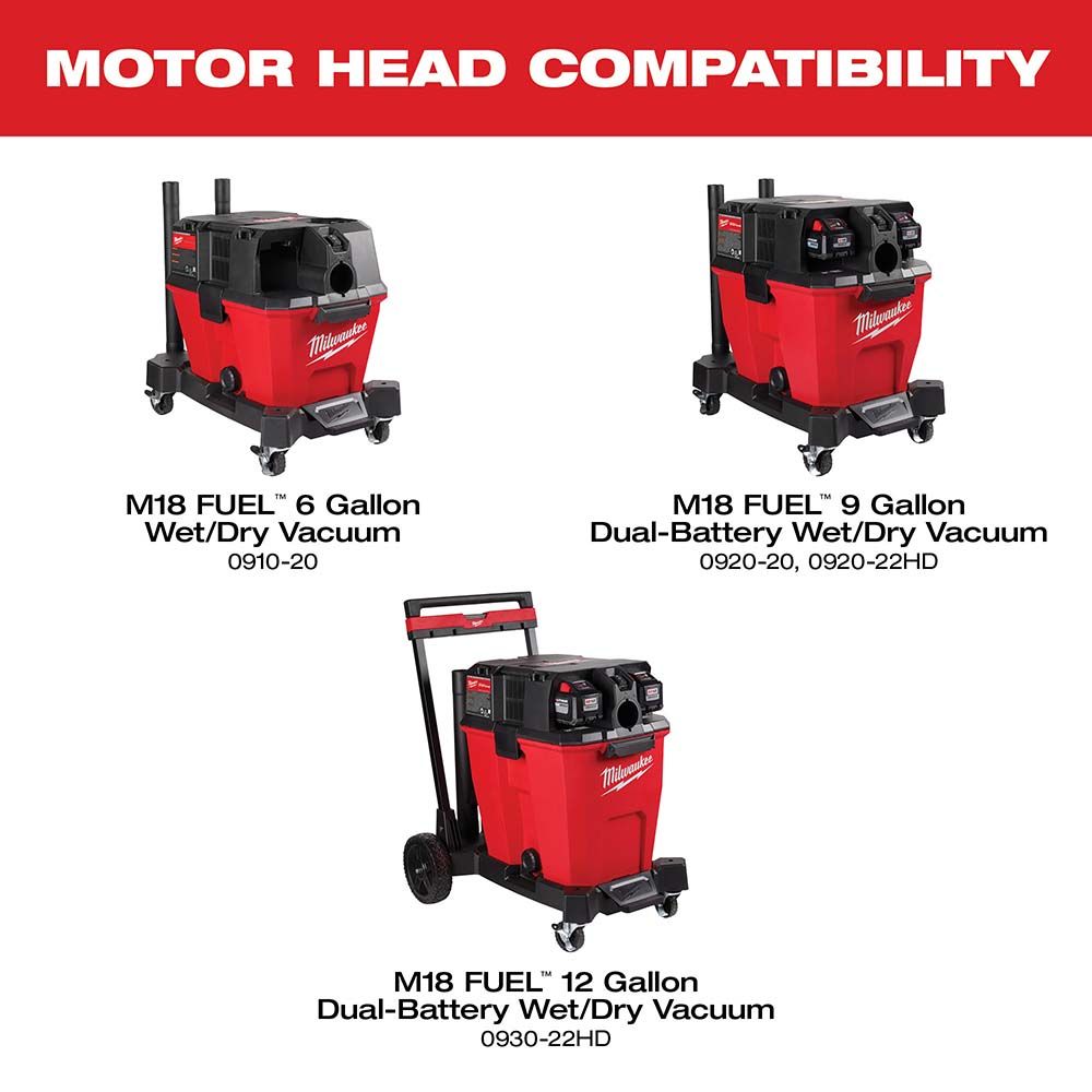 Milwaukee 6.5HP Wet/Dry Vacuum Motor Head