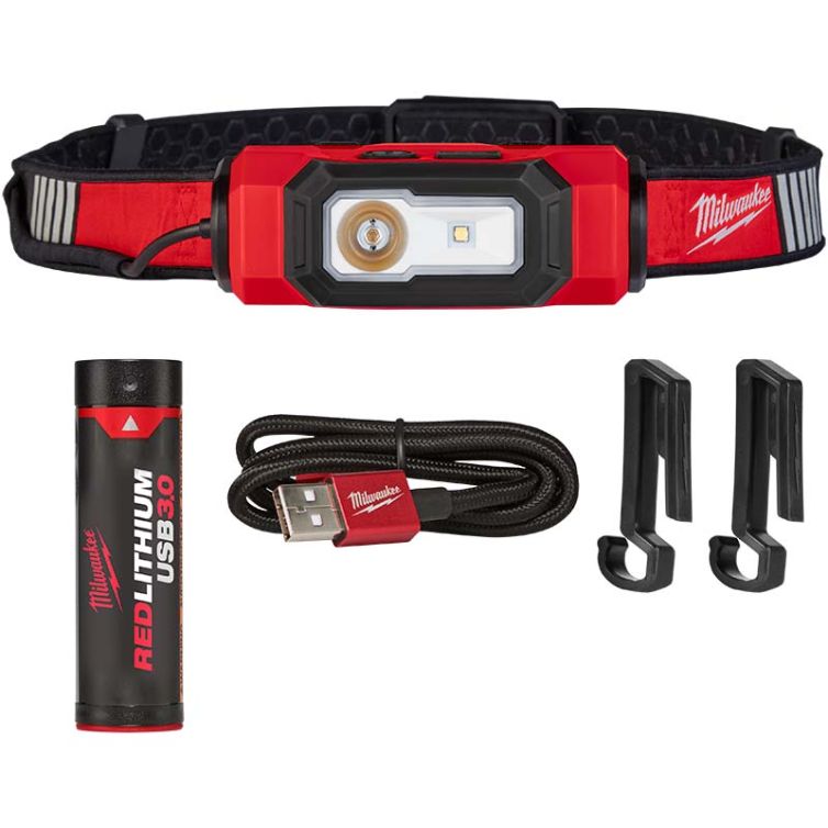 Milwaukee REDLITHIUM USB BEACON LED Hard Hat Light