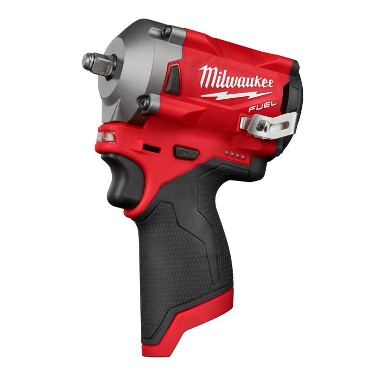 Milwaukee M12 FUEL 12 Volt Lithium-Ion Brushless Cordless Stubby 3/8 in. Impact Wrench - Tool Only