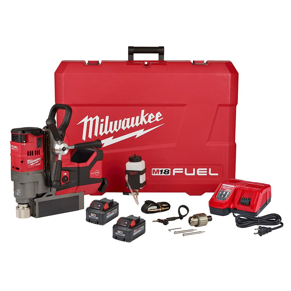 Milwaukee M18 FUEL 18 Volt Lithium-Ion Brushless Cordless 1-1/2 in. Magnetic Drill Kit