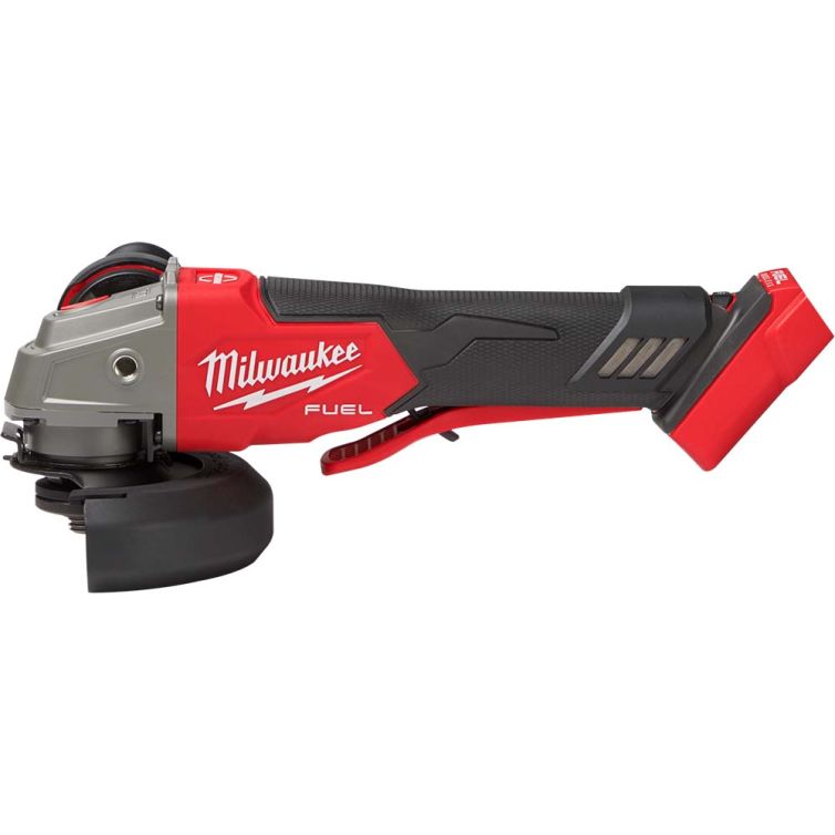 Milwaukee M18 FUEL 4-1/2" / 5" Variable Speed Braking Grinder, Paddle Switch No-Lock