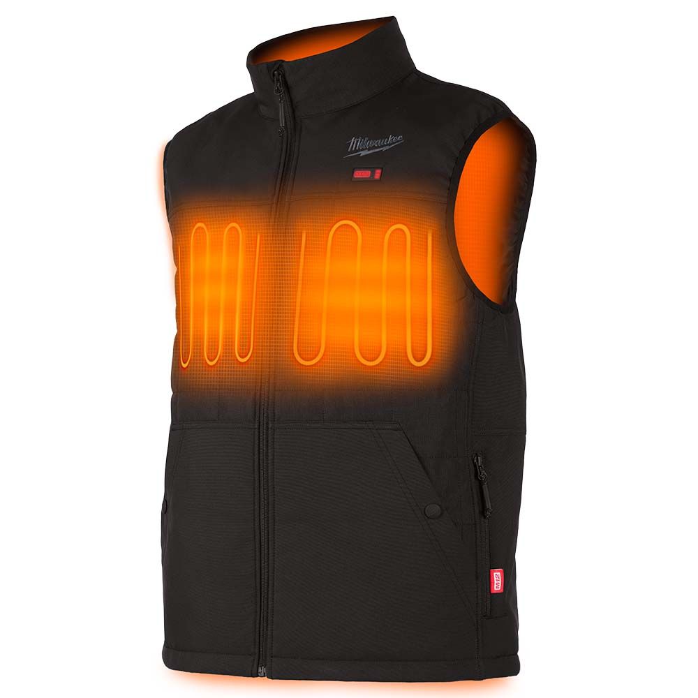 Milwaukee M12 Heated Black Axis Vest (S)