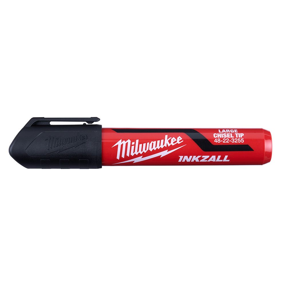 Milwaukee INKZALL Large Chisel Tip Marker - Black
