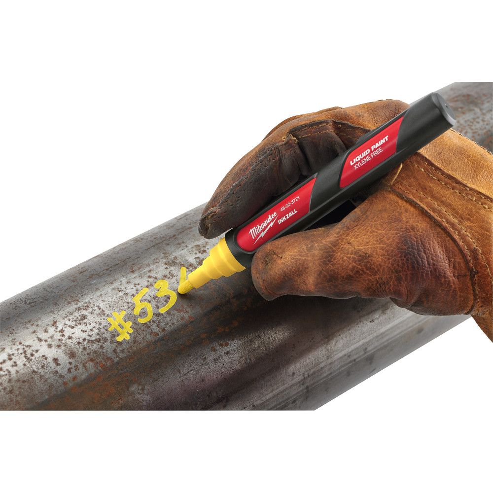 Milwaukee INKZALL Yellow Paint Marker