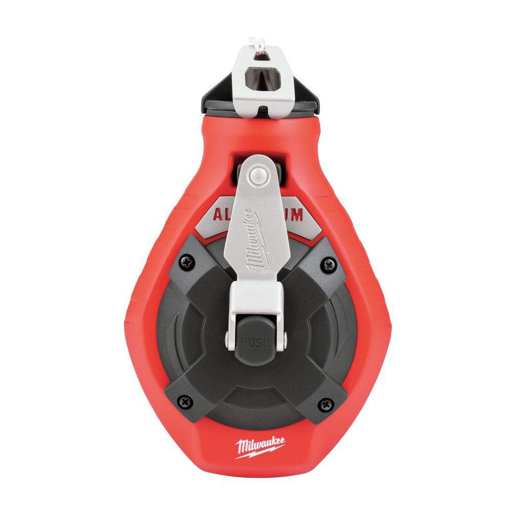 Milwaukee 100 ft. Aluminum Precision Line Chalk Reel Kit with Blue Chalk