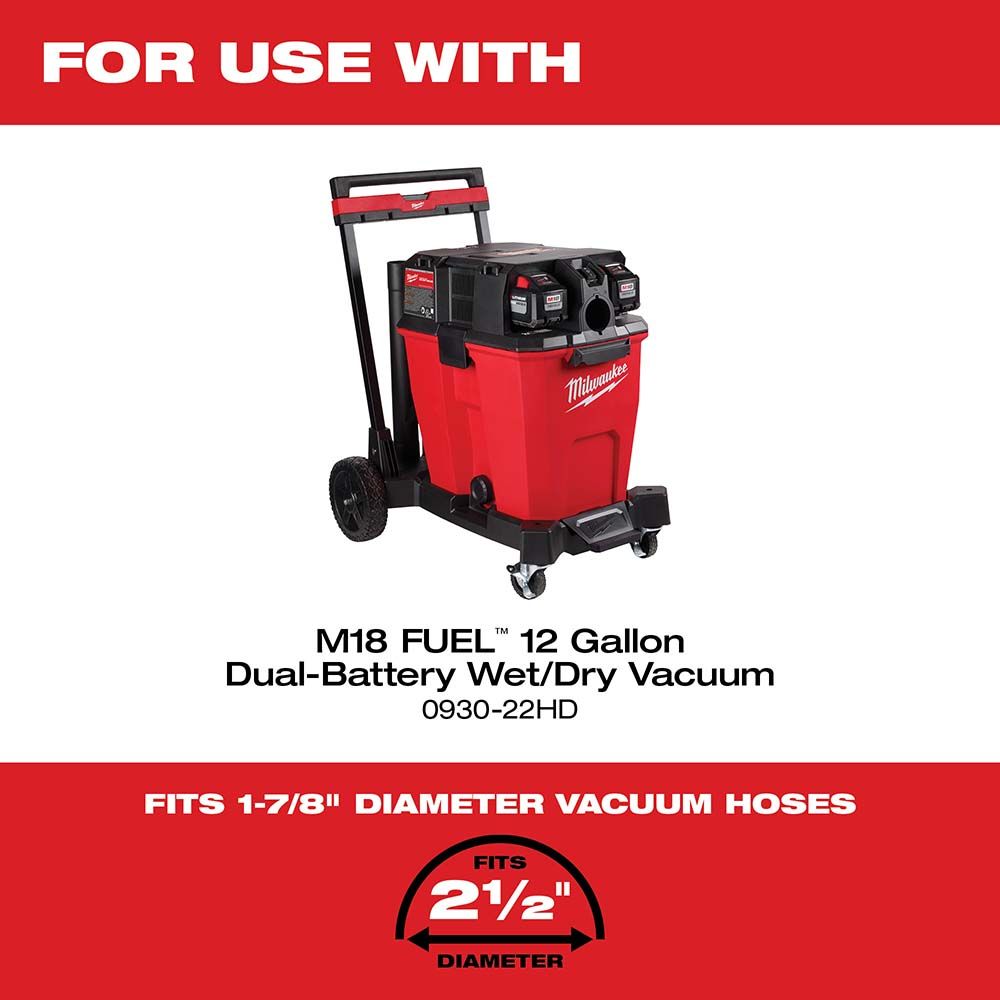 Milwaukee 2-1/2" x 9' Flexible Hose