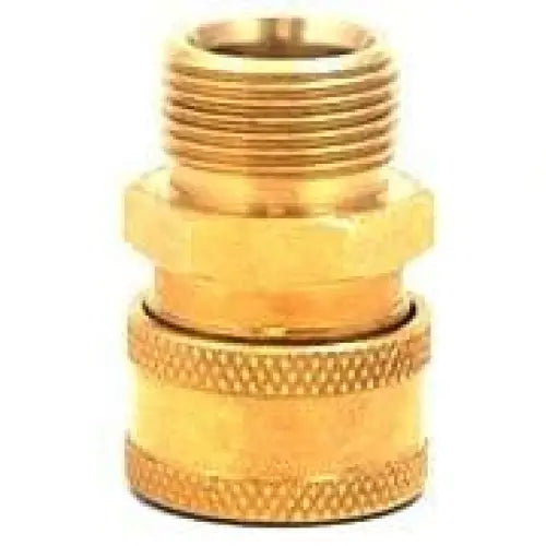 MTM Hydro MTM 3/8" QC BRASS COUPLER X M22 M 15MM PLUG 24.5004 (15MM)