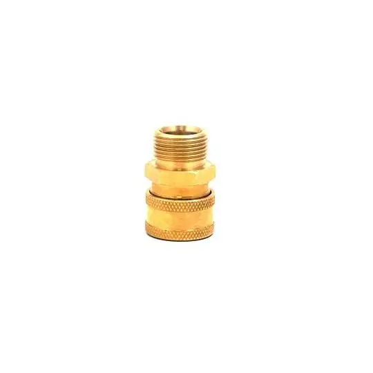 MTM Equipment MTM Hydro 3/8" Brass Coupler x M22 M 15mm Plug***