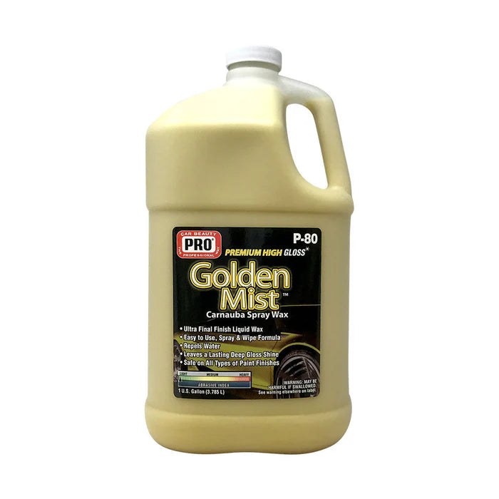 P-80 GOLDEN MIST™ CARNAUBA SPRAY WAX (GALLON)