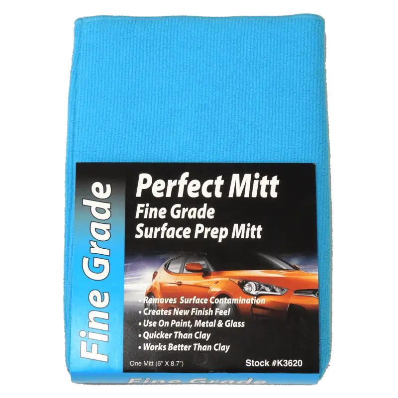 Meticulous Detailing Inc. PERFECT MITT - FINE GRADE (BLUE) P&S ****