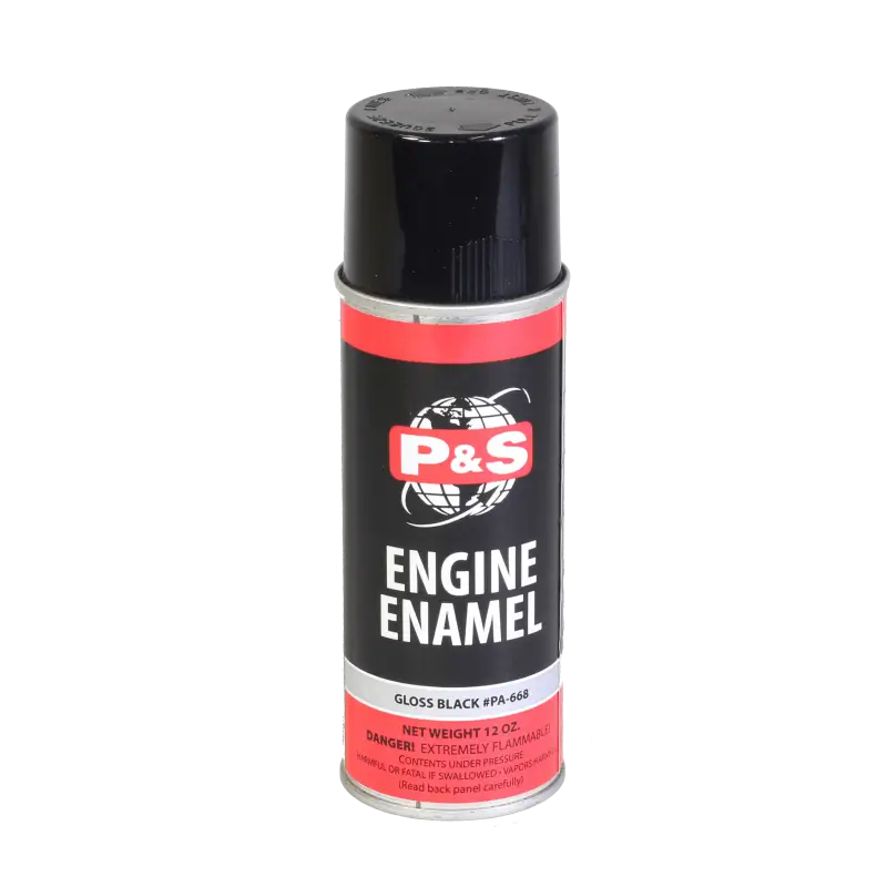 P&S Paint Gloss P&S Black Enamel Spray Paint