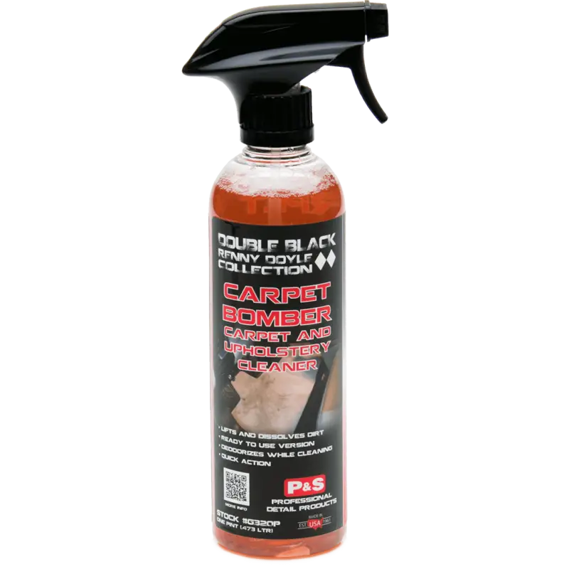 P&S Double Black Renny Doyle Collection Carpet Care and Upholstrey 1 Pint Double Black Renny Doyle Carpet Bomber Cleaner