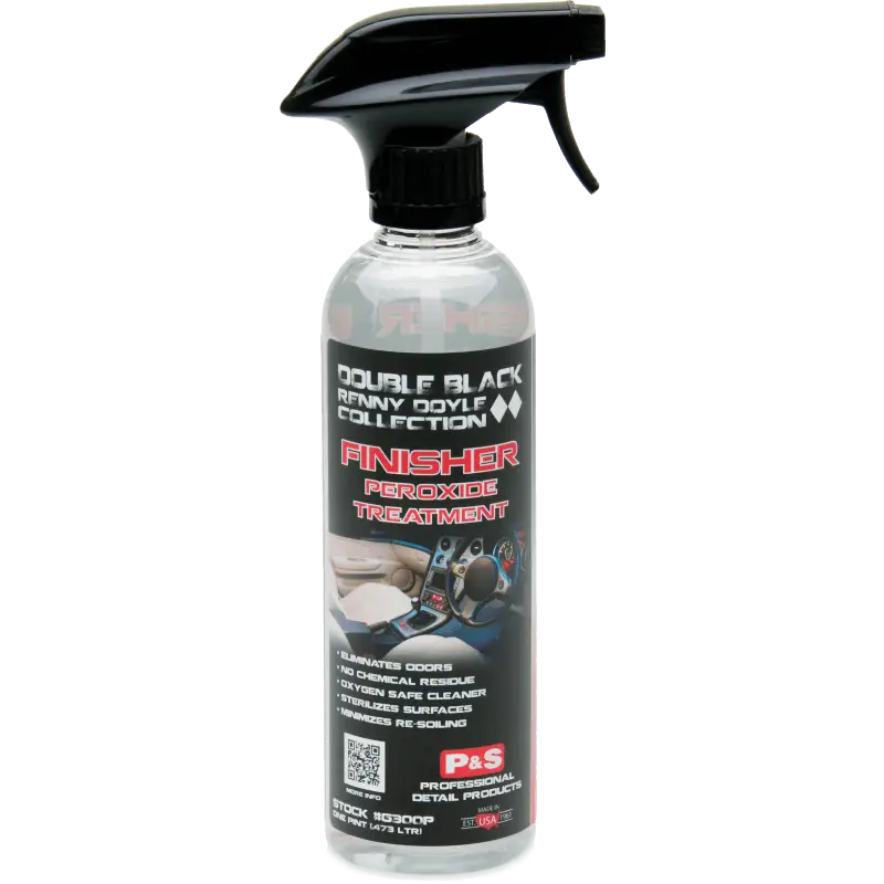 P&S Double Black Renny Doyle Collection Carpet Care and Upholstrey 1 Pint Double Black Renny Doyle Finisher Peroxide Treatment