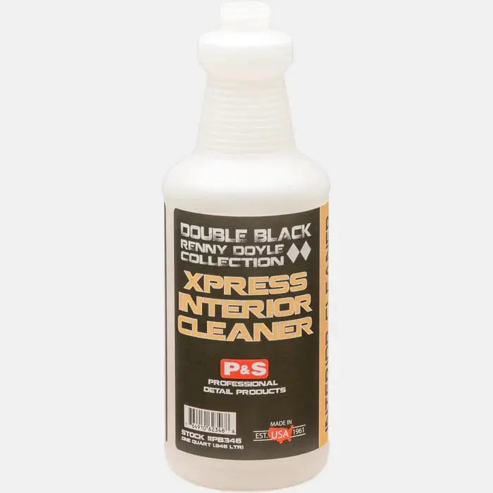 P&S Double Black Renny Doyle Collection Equipment Xpress Interior Cleaner Double Black Renny Doyle Empty Labeled Spray Bottles