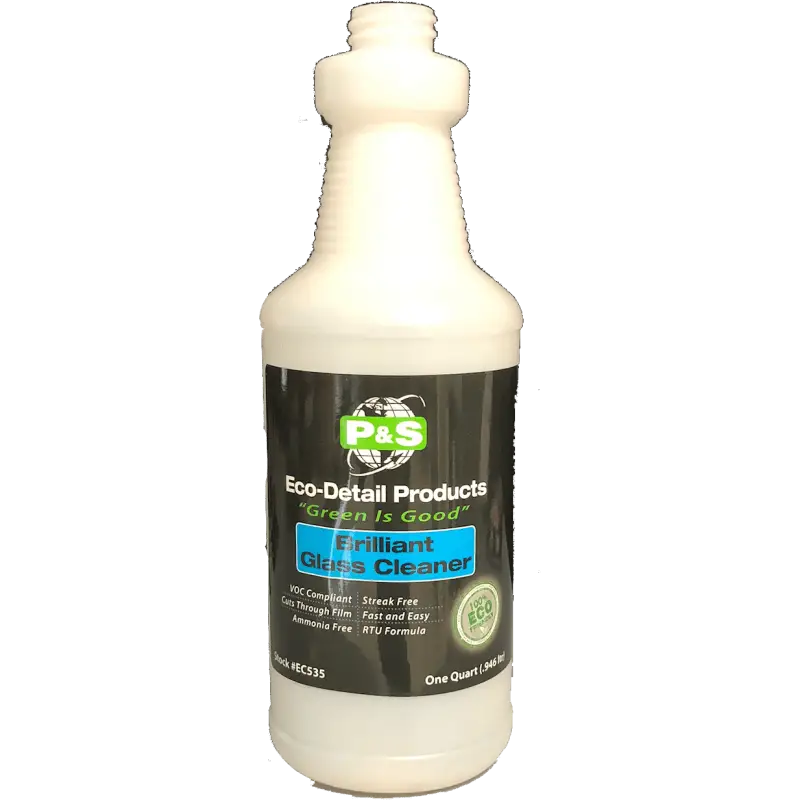 P&S Bottle Brilliant Glass Cleaner bottle P&S EcoDetail Empty Spray Bottles