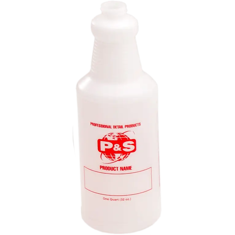 P&S Bottle Labeled Quart Sized P&S Empty Spray Bottles