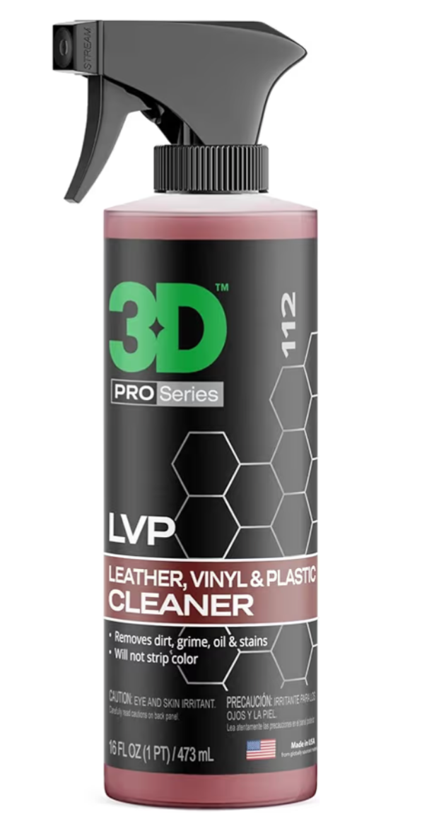 Nettoyant 3D LVP - Nettoyant pour cuir, vinyle et plastique