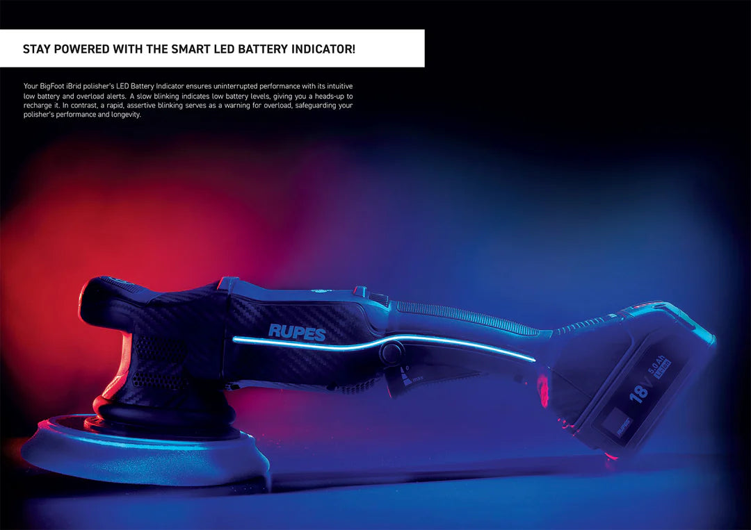 RUPES Bigfoot iBrid Polisher HLR15 Kit HLR15/CB2/BAS
