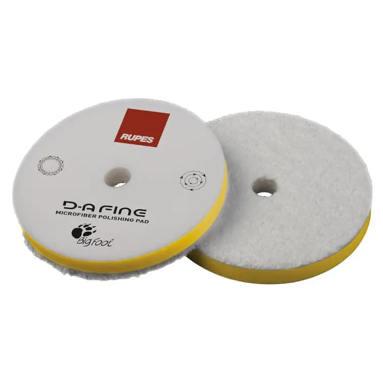 Rupes RUPES D-A FINE MICROFIBER POLISHING PAD - YELLOW