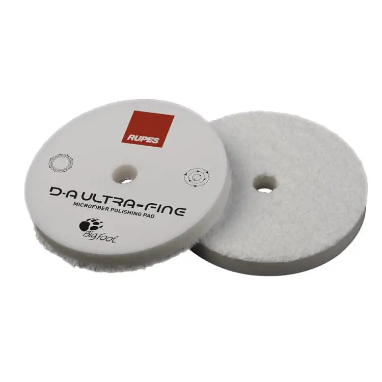 RUPES RUPES D-A ULTRA-FINE MICROFIBER POLISHING PAD - WHITE